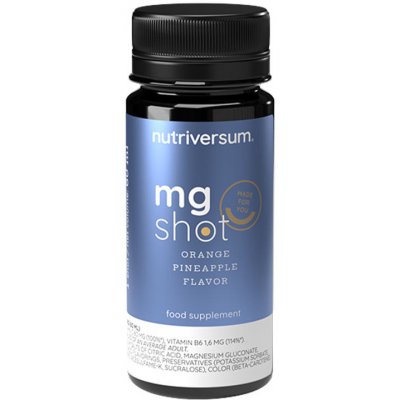 Nutriversum Magnesium Shot orange pineapple 60 ml – Hledejceny.cz