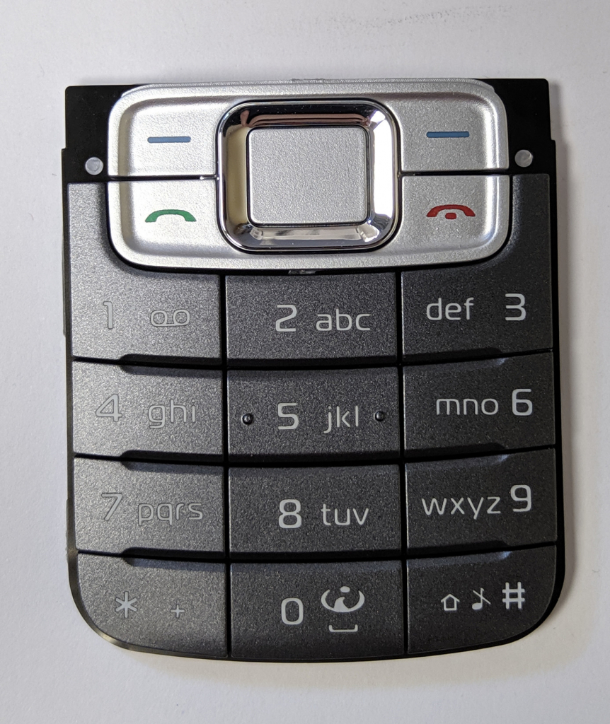 Kryt Klávesnice pro Nokia 3109 šedá