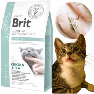 Brit Veterinary Diets Cat GF Struvite 2 kg – Hledejceny.cz