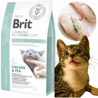 Brit Veterinary Diet Cat Grain Free Struvite 2 kg – Sleviste.cz