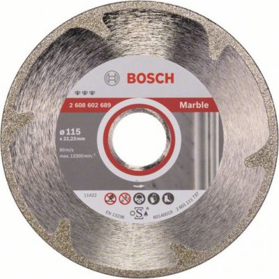 Bosch Accessories 2608602689 Bosch diamantový řezný kotouč Průměr 115 mm 1 ks – Zboží Mobilmania