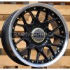 Alu kolo, lité kolo Racing Line L1879 7x15 8x100 ET25 black polished rim