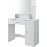 ModernHome PWJJDT0012 toaletní stolek se zrcadlem bílý – Zboží Dáma