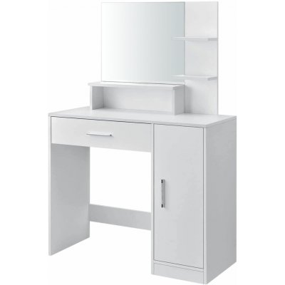 ModernHome PWJJDT0012 toaletní stolek se zrcadlem bílý – Zboží Dáma