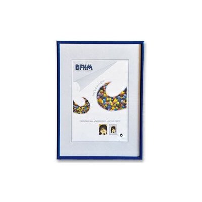 BFHM - plastový rám - A4, 21 × 29,7 cm, modrá – Zboží Živě