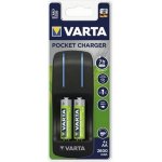 Varta Pocket Charger + 4x AA 2600 mAh R2U 57642101471 – Zboží Mobilmania