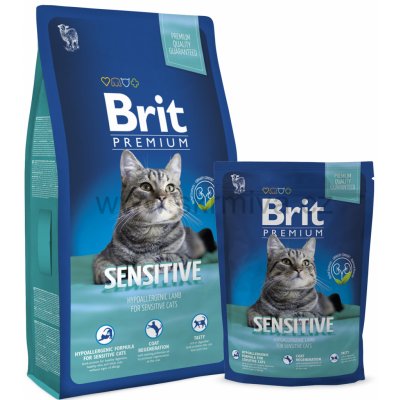 Brit Premium by Nature Cat Sensitive Lamb 8 kg – Zbozi.Blesk.cz