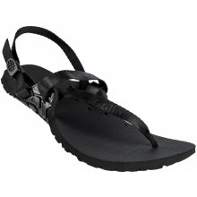 Nallu journey New Black minimalistické barefoot sandály