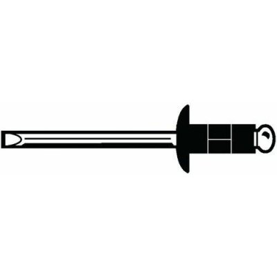 MULTI Trhací nýt s extra velkou vypouklou hlavou Hliník AlMg 2,5 / Ocel Pozinkované 4,8X16 – Sleviste.cz