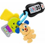 Fisher-Price Baby svazek klíčů štěňátko na baterie CZ Světlo Zvuk pro miminko – Sleviste.cz