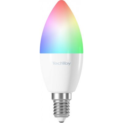 TechToy Smart Bulb RGB 6W E14 ZigBee 470lm 2200-6500K G TSL-LIG-E14ZB – Zboží Mobilmania