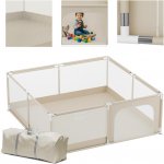Tulano Dětská ohrádka pro batolata baby 180 x 200 cm béžová – Sleviste.cz