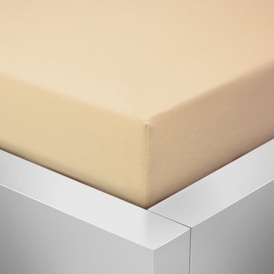 Homeville jersey prostěradlo ELASTIC krémové 100x220 – Hledejceny.cz