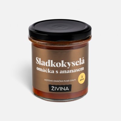 ŽIVINA Sladkokyselá omáčka s ananasem 300 g – Sleviste.cz