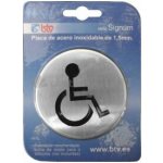 BTV Piktogram WC invalidé 75mm nerez