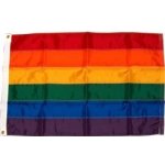 Rainbow flag duhová vlajka 60 x 40 cm – Zboží Dáma