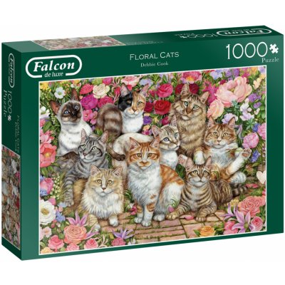 JUMBO FALCON Kočky mezi květy 1000 dílků – Hledejceny.cz