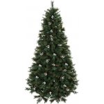 HOMCOM Umělý vánoční stromek HOMCOM, 180 cm, s 2419 PE a PVC větvemi, skládací systém, zelený – Hledejceny.cz