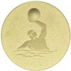 Emblémy Emblém vodní pólo zlato 25 mm