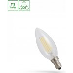 Spectrum LED filament žárovka C35 E14 4W 450 lm 2700K – Hledejceny.cz