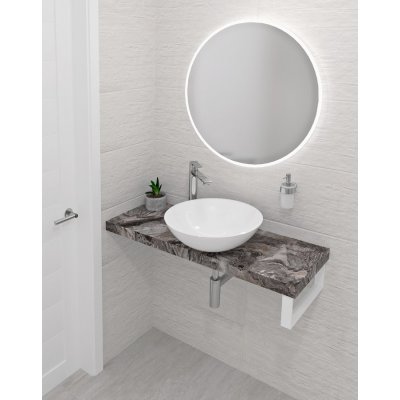 Sapho Avice deska 60 x 36 cm šedý kámen AV06610 – Sleviste.cz