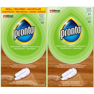 Pronto Duster prachovka na prach a zvířecí chlupy startovací sada + Náhradní Náplně Mix 2 ks – Sleviste.cz