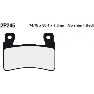 NISSIN brzdové destičky 245ST – Sleviste.cz