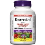 Webber Naturals Resveratrol 90 kapslí – Hledejceny.cz