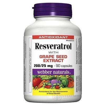 Webber Naturals Resveratrol 90 kapslí – Hledejceny.cz