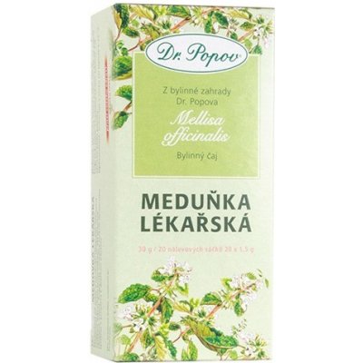 Dr. Popov Meduňka lékařská nať 30 g – Zboží Dáma