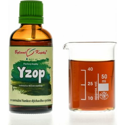 Bylinné kapky Yzop nať tinktura 50 ml – Hledejceny.cz