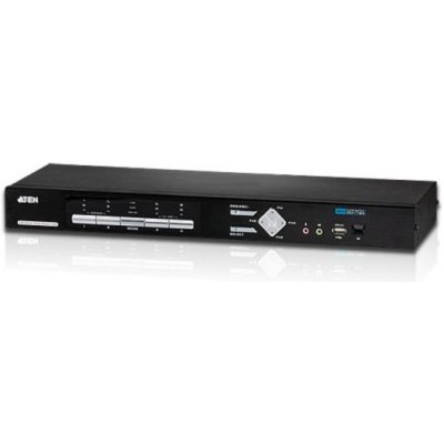 Aten CM-1164 KVM 4/1 4-port USB DVI-D KVMP Control Center – Zboží Mobilmania