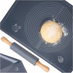 Ruhhy 23760 Silikonový vál 70x50 cm s válečkem – Zboží Dáma