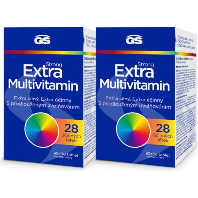 GS Extra Strong Multivitamin 2 x 90+30 tablet – Hledejceny.cz