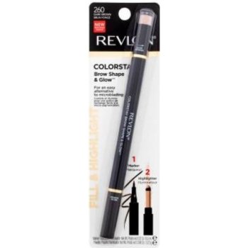 Revlon Professional Colorstay Brow Shape & Glow Fix Ultra jemný fix na obočí s rozjasňovačem 290 Graphite 0,83 g