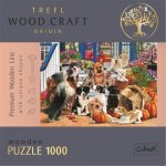 TREFL Wood Craft Origin Psí přátelství 1000 dílků – Sleviste.cz