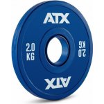 Přídavný kotouč ATX Functional Rubber 2 kg, modrý – Zbozi.Blesk.cz