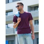 CityZen AGEN pánské tričko bordó – Zboží Mobilmania