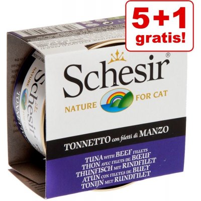 Schesir jelly tuňák & mořské řasy 6 x 85 g