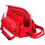 Iridog Taška na psa CARRIE no.2 s puntíky 22 x 18 x 34 cm – Sleviste.cz