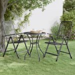 vidaXL Zahradní stůl 60 x 72 cm mřížka z tahokovu antracitový 317342 – Hledejceny.cz