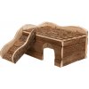 Domek pro hlodavce Natural Living dřevěný domek INKE 30 x 16 x 32 cm