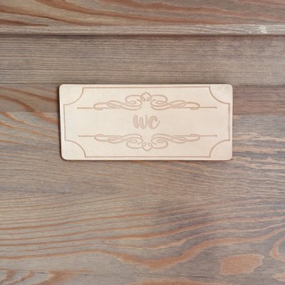 Kreatinka/CEDULKA na dveře Cedulka: WC – Zboží Dáma