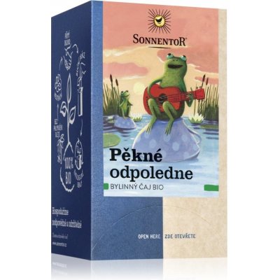 SONNENTOR Pěkné odpoledne BIO bylinný čaj dvoukomorový sáček 18 x 1,5 g – Zbozi.Blesk.cz