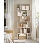 SONGMICS Designový regál 6 polic bílý – Hledejceny.cz