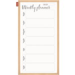 Memobe Týdenní plánovací tabule magnetická 30 x 60 cm – Zbozi.Blesk.cz