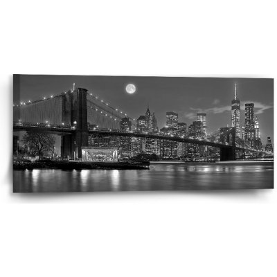 Sablio Obraz Noční New York 2 - 110x50 cm – Zboží Mobilmania