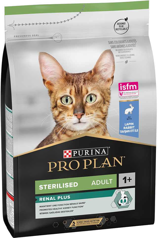 Pro Plan Cat Adult Sterilised Renal Plus králík 2 x 3 kg