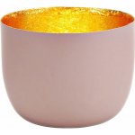 Nefertitis Dekorativní kovový svícen na čajové svíčky šedohnědý 10 cm NF30023 - 8 x 10 cm – Zboží Mobilmania