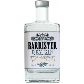 Barrister Dry Gin 40% 0,7 l (holá láhev)